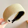 Diadema de Borde Ancho para Otoño e Invierno Estilo Coreano para Mujer Diadema Alta para la Parte Superior de la Cabeza Hace que la Cara Parezca Más Pequeña Sensación de Alta Calidad Pinza para el Cabello Accesorios para el Cabello Antideslizante Pinza para el Cabello Goma para el Cabello
