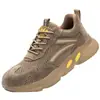 Zapatos Transpirables de Verano Anti-Olor para Protección Laboral con Puntera de Acero y Plástico, Construcción Anti-Golpes y Anti-Perforación, Zapatos de Trabajo para Obra, Zapatos de Protección Laboral Aislados para Electricistas para Hombres