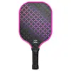 Entrega em estoque de raquetes de pickleball para estudantes, raquetes de pickleball de treinamento para alunos do ensino fundamental, raquetes de pickleball de fibra de vidro