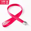 Lanyard con permiso de trabajo aleación de aluminio gancho transparente cuerda para insignia lanyard tarjeta de identificación de empleado se puede imprimir logo especial para exposiciones