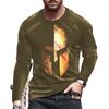2022 Nueva Camiseta Clásica de Camuflaje de Manga Larga para Hombre Primavera a