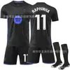 Modelo No 2526. 10 Jersey Messi Barcelona Jersey Mamba Negro No. Conjunto de Uniforme de Fútbol 14 Rashford Yamal
