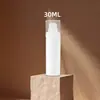 Botella de Loción de 15/30/50 ml de PP, Botella Dispensadora de Plástico Tipo Prensa, Botella de Loción de Prensa al Vacío con Tapa a Presión para Esencia
