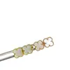 Pendientes Van Cleef Trébol de Cuatro Hojas V Oro Oro Rosa de 18K Ágata Roja Ónice Negro Pendientes de Moda Lujo Ligero Artesanía Fina