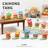 Juguetes de Comida en Miniatura, Accesorios de Pegamento de Crema para Armar Hamburguesas, Materiales al por Mayor, Colgantes para Armar Tamagotchi