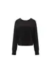 Tops de Mujer Invierno Nuevo Amigable con la Piel Cálido Ajustado Punto Grueso Terciopelo Copo de Nieve Delantero y Trasero Dos Usos Cordón Tops de Manga Larga