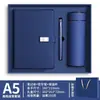 A5 Hebilla Piel Sintética PU Cuaderno de Negocios Caja de Regalo Set Taza Térmica Cuaderno Cuaderno con Logo Impreso Personalizado Venta al por Mayor