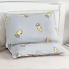 Juego de almohadas para una persona, incluye una funda de almohada, extraíble y lavable, adecuado para estudiantes y adultos, núcleo de almohada de soporte para el cuello, juego de dos