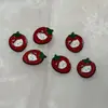 Nuevos Zapatos Planos de Aleación con Palabra Kt de Fresa Ropa Bufanda Accesorios para el Cabello Accesorios Parche DIY Materiales de Diseño Hechos a Mano