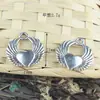 Serie de pequeños colgantes de aleación de plata antigua vintage, pequeño colgante, variedad de accesorios para joyería DIY opcionales, venta al por mayor
