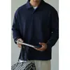 Camisa Polo de Algodón Modal Ligero para Hombre, Temporada Primavera 2026, Camiseta Casual Transpirable de Manga Larga Sin Costuras