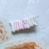 Grampo de Cabelo Ondulado Xadrez Fofo, Presilha Quadrada Doce para Franja Lateral de Menina, Super Delicado e Bonito, Grampo Pequeno e Fresco
