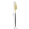 Amazon Transfronterizo Cubiertos de Acero Inoxidable Portugal Juego de Cuchillo Tenedor Cuchara Hotel Vajilla para Comida Occidental Cuchillo para Bistec Cuchara de Postre