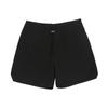 Pantalones Cortos Básicos de Nylon Ligero Placa Primavera Verano 2024 Calle Sueltos Marca de Moda Color Sólido Pantalones de Cinco Cuartos
