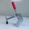 Riel Guía de Mesa de Sierra para Carpintería Engrosado, Accesorios para Sierra de Mesa Deslizante, Posicionador de Regla Guía de Varilla de Empuje Telescópica para Sierra de Mesa con Escala Láser