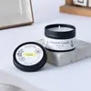 Latas de Estanho Mais Vendidas Transfronteiriças Velas Perfumadas de Cera de Soja Velas Perfumadas para Interior Sem Fumaça Velas Perfumadas de Atmosfera Atacado