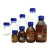 Frasco Reagente Tampa Azul Boca Rosqueada Frasco Tampa de Rosca Selagem Frasco Boca Rosqueada Frasco Reagente 100ml 250ml 500ml 1000ml