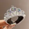 Pinza para el Pelo tipo Moño para Niñas, Accesorio para el Cabello tipo Corona para Niñas Pequeñas, Adorno para el Cabello tipo Moño Alto o Cola de Caballo de Princesa