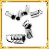 Accesorios de Hardware Collar Pulsera Cuerda de Cuero Hebilla Tensor Cuerno Resorte Receptáculo Hebilla Metálica de Resorte Elástico