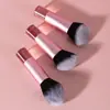 Brocha de Maquillaje para Polvo Suelto Transfronteriza, Brocha para Rubor en Polvo, Brocha para Polvo de Uñas, Herramienta de Belleza de Mango Corto al por Mayor para Fijar el Maquillaje