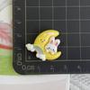 Cuento de Hadas Dibujo Animado Animal Resina Accesorios Conejo Lunar Cachorro Oso Horquilla Carcasa de Teléfono Llavero Accesorios DIY