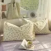Funda de Almohada de Algodón Puro Dibujo Animado Linda y Femenina 48*74cm Funda de Almohada Funda Interior para Relleno de Almohada Funda de Almohada Individual