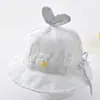 Sombrero de Bebé para el Sol de Verano Sombrero de Pescador para Niños y Niñas Sombrero Solar para Bebé Niñas Primavera y Otoño Sombrero de Cubo con Protección Solar Ajustable