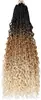 Cabelo para Crochê de Dreadlocks Africanos Trança de Três Fios Fly 14 polegadas Peruca de Fibra Química Europeia e Americana Box Braids Goddess