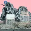 En Stock Botella Transparente de 15 ml con Boca Ancha y Tapa Desprendible, Botella de Control Doblemente Sellada para Dispensar Polvo, Botella Dispensadora de Vidrio
