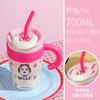 Taza de oficina de acero inoxidable con dibujos animados de Snoopy, artículos oficiales genuinos, taza para niños y niñas, taza para parejas, taza aislante para el hogar