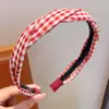 Diademas para Niñas, Diademas a Cuadros para Niñas, Diademas sin Daño con Dientes, Antideslizantes, Diademas para Niñas Pequeñas, Accesorios Versátiles para el Cabello para Niñas