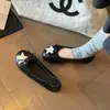 Bailarinas estilo francés con lazo en forma de estrella para mujer, 2026 nuevo otoño versátiles de punta redonda poco profundas con suela blanda