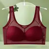 Camiseta íntima sem costura fina plus size transfronteiriça, sem aro, confortável e respirável, com efeito push-up e suporte lateral para os seios