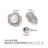 Prontos para envio, broches requintados e únicos cravejados de diamantes, acessórios DIY estilo doce para roupas, bolsas e sapatos, feitos de liga de zinco