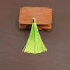 Fabricante 8CM Peso Metálico Tapa Borla Pequeña Borla Marcador de Libros Borla Ropa Accesorios para el Cabello Accesorios de Borla Colgante Venta al por Mayor