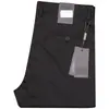 Calça casual de negócios masculina fina da série z para primavera e verão, fibra de poliéster, algodão elástico, lisa, não precisa passar, anti-rugas, reta