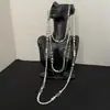 Nuevo Collar en Capas de Perlas Retro Estilo Francés para Mujer, Elegante y con Estilo, Cadena Larga para Clavícula al por Mayor