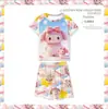 Pijama Nuevo de Verano para Niñas, Colorido Dopamina Holgado de Manga Corta Lindo Conjunto de Ropa para Casa para Niños Mayores