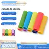 Canudos de Silicone Coloridos Resistentes a Altas Temperaturas, Resistentes ao Envelhecimento, Resistentes a Altas Temperaturas, Resistentes a Rasgos, Mangueiras de Silicone de Grau Industrial Atóxicas e Inodoras