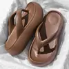 Chanclas de Verano para Mujer con Suelas Gruesas, que Aumentan la Altura, Antideslizantes, Cómodas para la Playa, Sandalias de Verano para Mujer