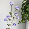 Buquês de Flores de Rosa Artificiais, Rosas Chá, Arranjos de Chão para Casamento, Flores Artificiais, Flores Artificiais Atacado, Rosas Altas Pequenas de Haste Longa