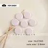Alfabeto Inglês Contas Redondas de Acrílico Baixa Saturação Feito à Mão DIY Pulseira Joias Colar Pingente Materiais Acessórios