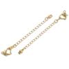 Cadena de extensión para collar y pulsera con cierre de hebilla de langosta de oro de 14/18 quilates que conserva el color, accesorios de joyería hechos a mano.