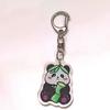 Cartoon Panda Chaveiro Pingente Acrílico Estudante Presente de Natal Decorativo Pendurado Bonito Chaveiro Acessórios