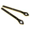 Llave de mano personalizada, gato de coche, llave que ahorra mano de obra, herramienta de reparación universal de neumáticos, llave de trinquete, llave basculante