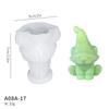 Molde para Vela Perfumada de Duende Navideño Muñeco de Nieve Árbol de Navidad Silicona Resina Yeso Pegamento Película Venta al por Mayor