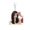 Llavero de Ciervo Blanco Acrílico Doble Cara Colgante para Mochila Productos de Zhou Shengru Mengning Anru Meng Changyue Jinming