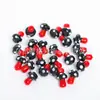 Dopamina divertida punto de ola tridimensional trabajador de la luz vidrio hongo diy pulsera de cuentas collar cadena de teléfono móvil accesorios al por mayor