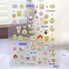 Adesivos de Unha Cartoon Animais Pequenos em Relevo 5D Amor Rosa Ursinho Gato Jeans Case Plano Adesivos para Diário