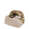 Bolsa de aseo de cuero RPET transfronteriza, bolsa de cosméticos de viaje de cuero RPET, bolsa de almacenamiento tipo acordeón, fábrica de personalización